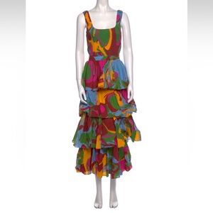 Rhode Nia Sleeveless ruffle cotton Dress